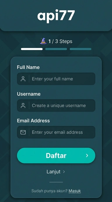 Cara Mudah Daftar Akun api77 untuk Pengguna Android