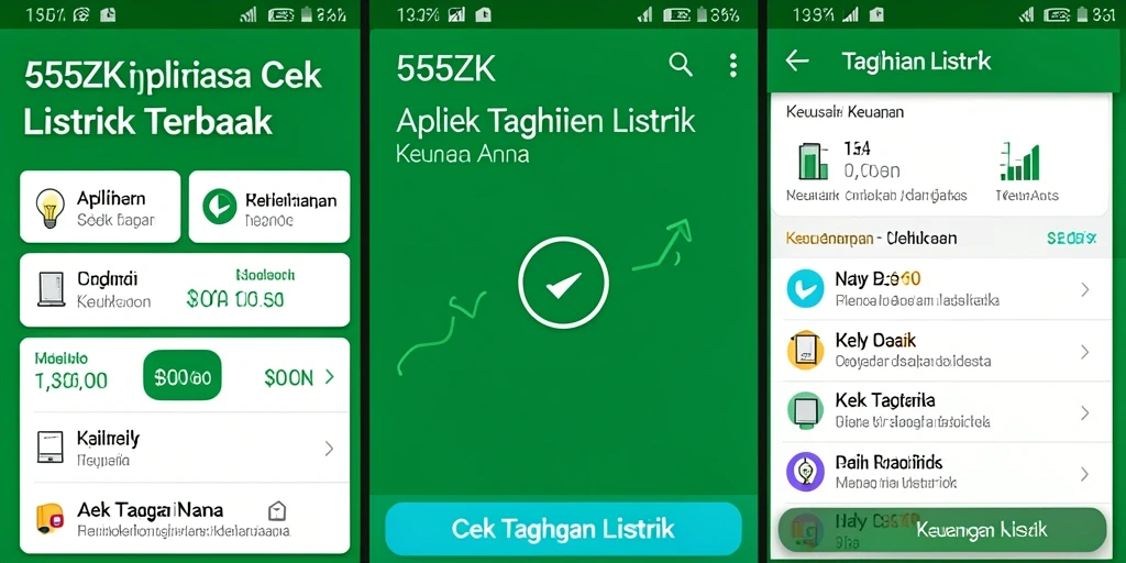 Antarmuka pengguna aplikasi 555ZK yang efektif dan informatif.