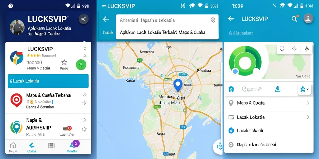 Tampilan antarmuka LUCKSVIP yang informatif dan menarik.