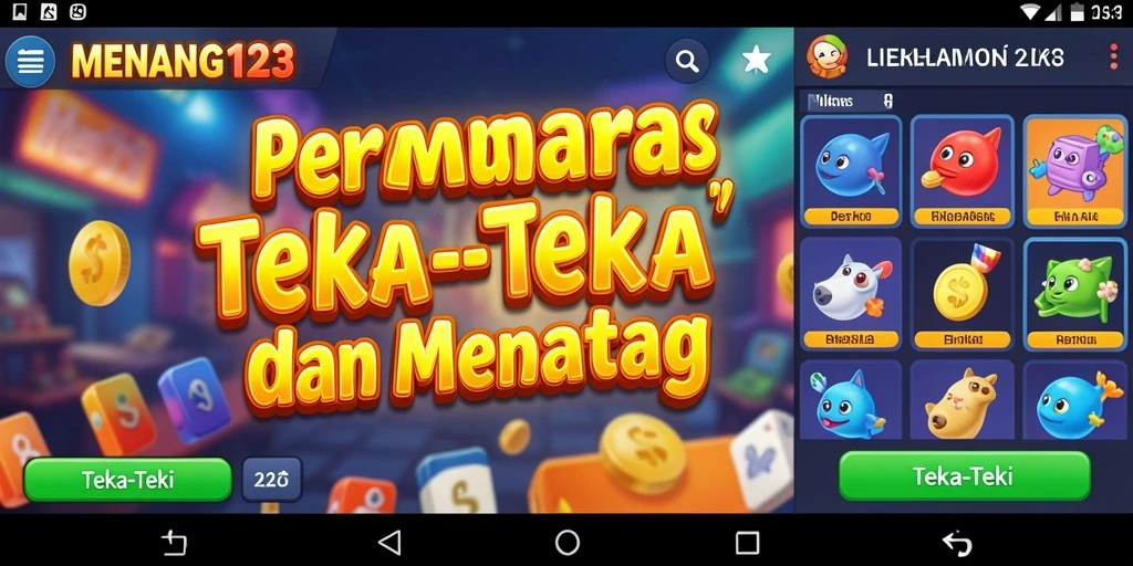 Tampilan antarmuka MENANG123 yang menarik dan interaktif.