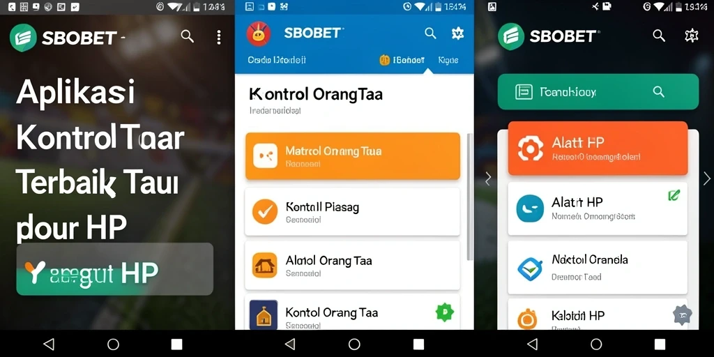 Tampilan antarmuka SBOBET yang mudah dan intuitif untuk Kontrol Orang Tua.