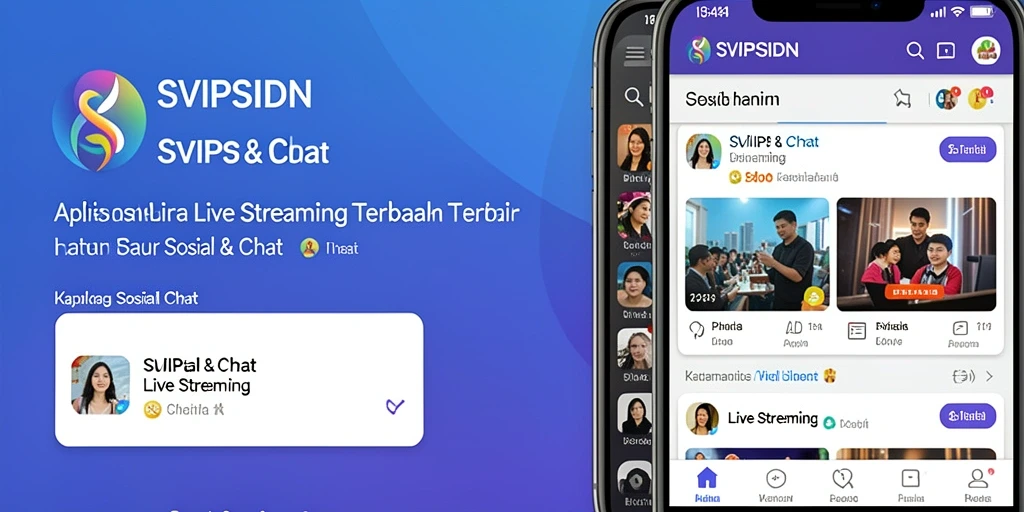Antarmuka SVIPSIDN yang menampilkan fungsi Live Streaming yang menarik.