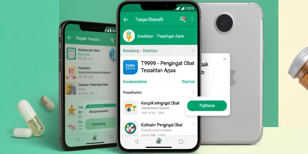 Antarmuka pengguna T9999 yang sederhana dan informatif.